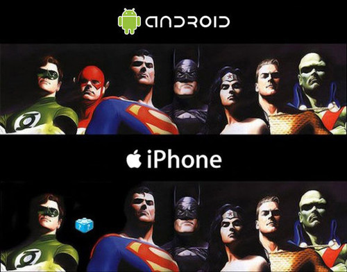 android vs iphone flash