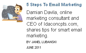 5 steps to email marketing