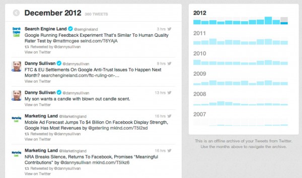 twitter archive viewer