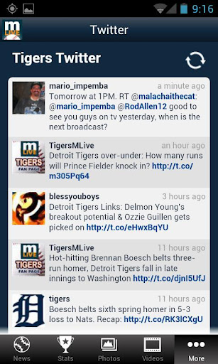 detroit tigers on mlive.com android app
