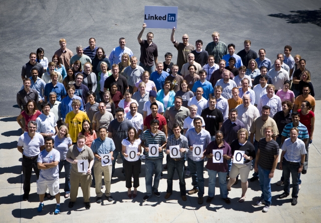 linkedin 13 million users