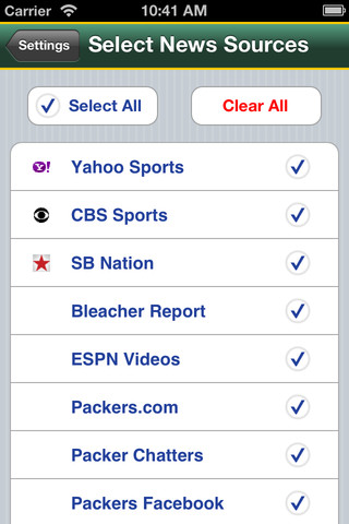 packers news iphone