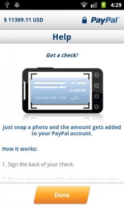 paypal android check